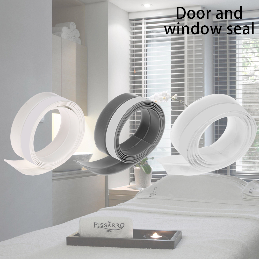 Cuộn Băng Dính Silicone Trong Suốt Chống Gió Cho Nhà Tắm