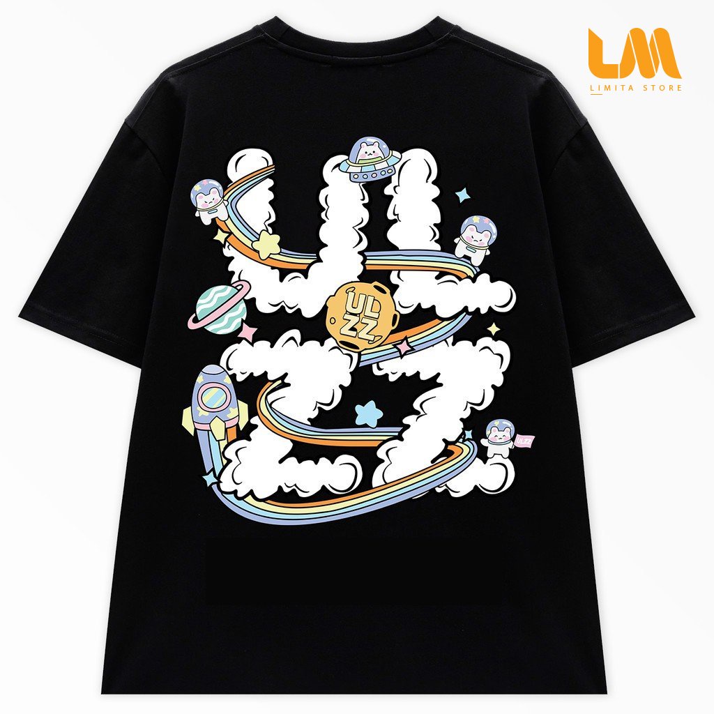 Áo thun cotton dáng rộng UL limita (V173)
