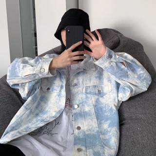 [ORDER] Áo khoác kaki loang phối màu unisex Ulzzang siêu chất ❤️