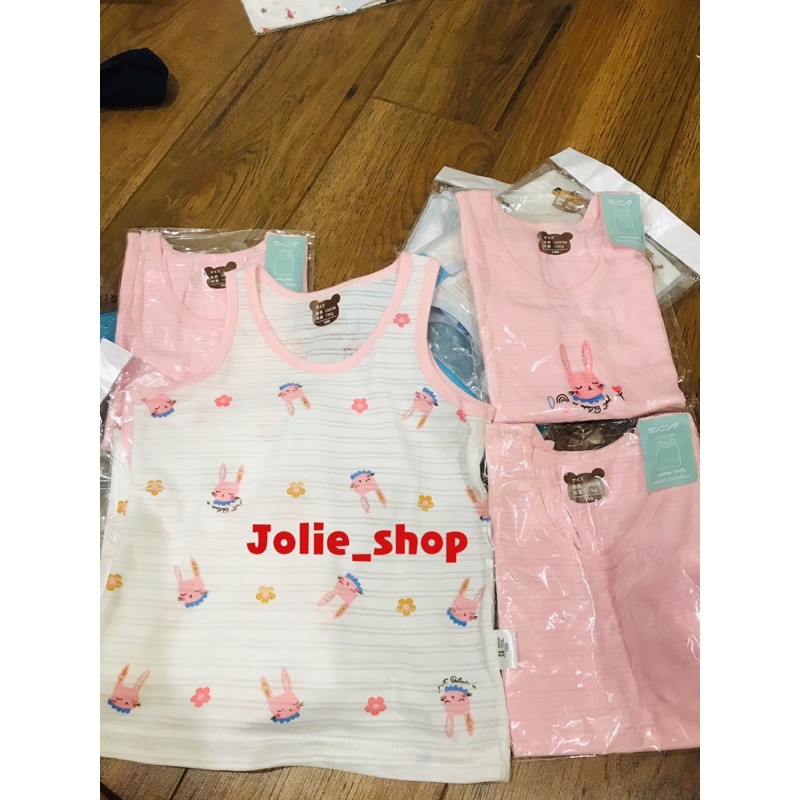 Áo ba lỗ sợi tre xuất Nhật - siêu mát cho bé mặc hè