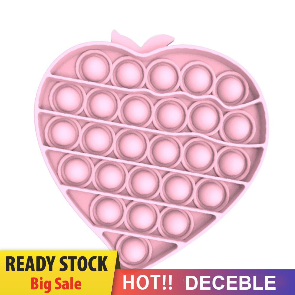 Pop It Fidget Đồ chơi Fruit Shape Push Bubble Sensory Đồ chơis Autism Anti-stress Đồ chơis Puzzle Game