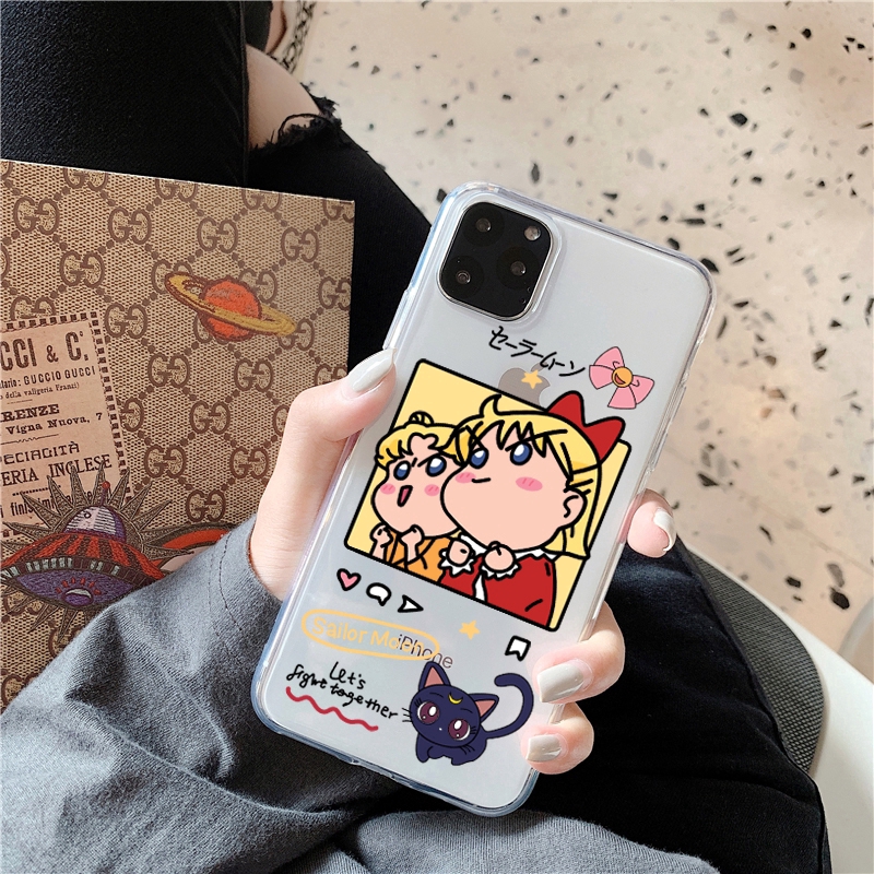 CASE Huawei y7pro y6pro y9prime2019 y7prime phone case y7 2019 y9 2019 Transparent shell y9 2018 y7 2018 y7 2017 Y6 2017 Cover soft Silicone cover Sailor Moon