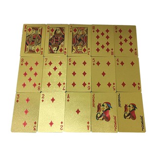 Bài ảo thuật : bộ bài mạ vàng