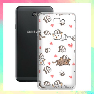 [FREESHIP ĐƠN 50K] Ốp lưng Samsung Galaxy J7 Prime in hình gấu trúc chibi cute - 01053 Silicone Dẻo