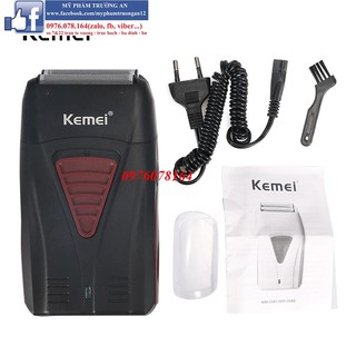 Máy cạo râu khô Kemei KM 3381 cho barber barbershop lưỡi kép
