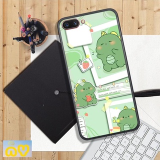 Ốp oppo a3s/a1k/a71/a83, in hình chú khủng long siêu cute pho mai. như ý