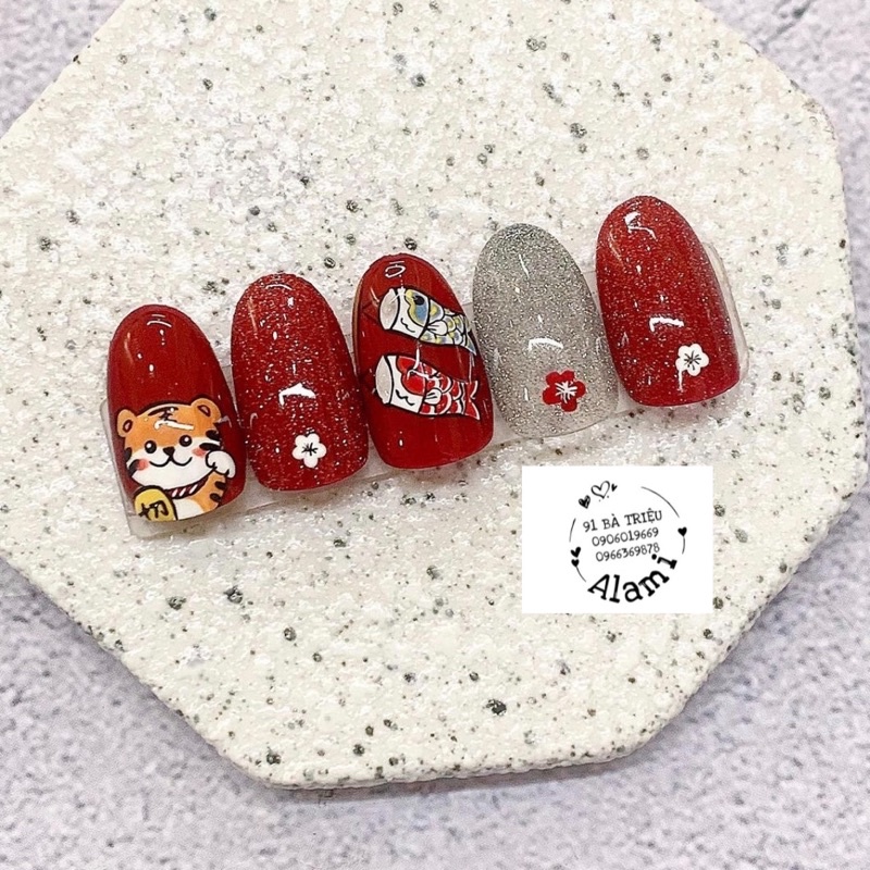 Nail box mẫu tết 2022
