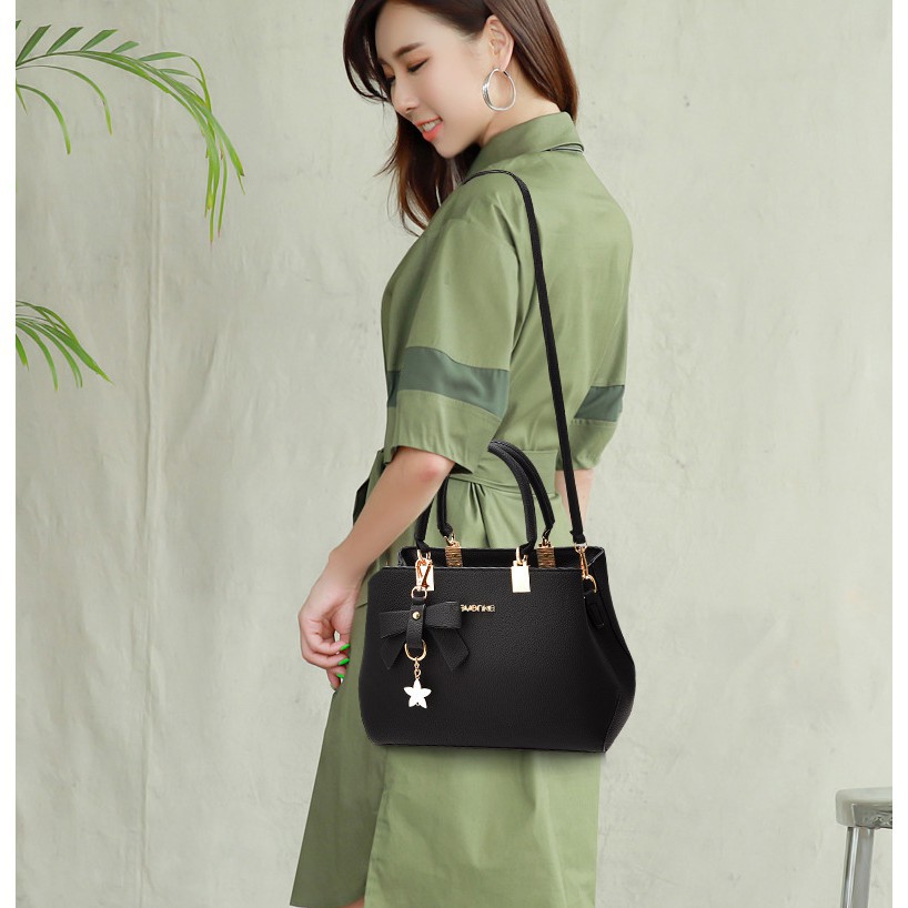 Women's bag new fashion big bag Korean edition spring single shoulder bag casual cross - slung handbag