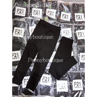 Quần legging trơn cạp cao 21