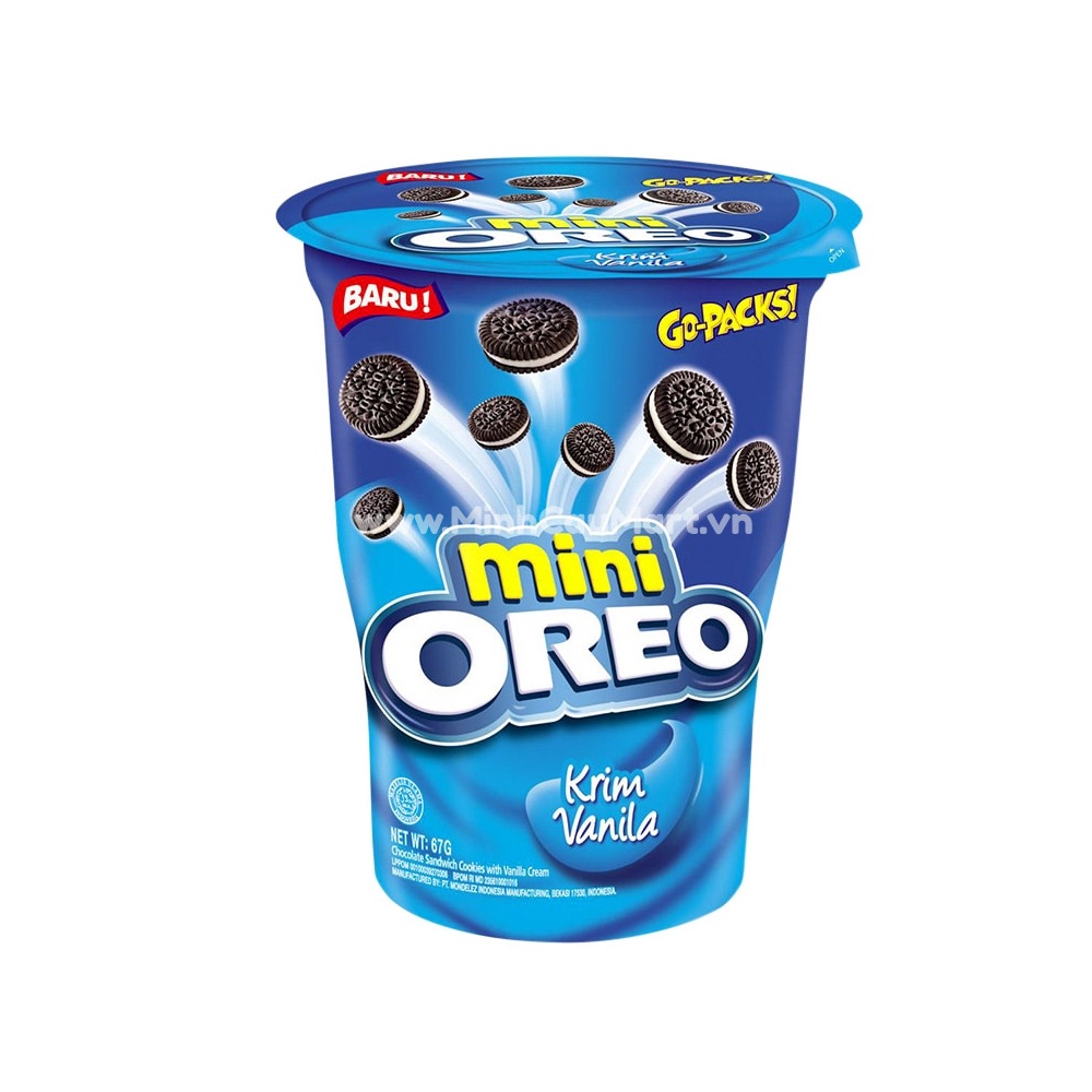 Bánh Mini Oreo Original ly 61.3gr