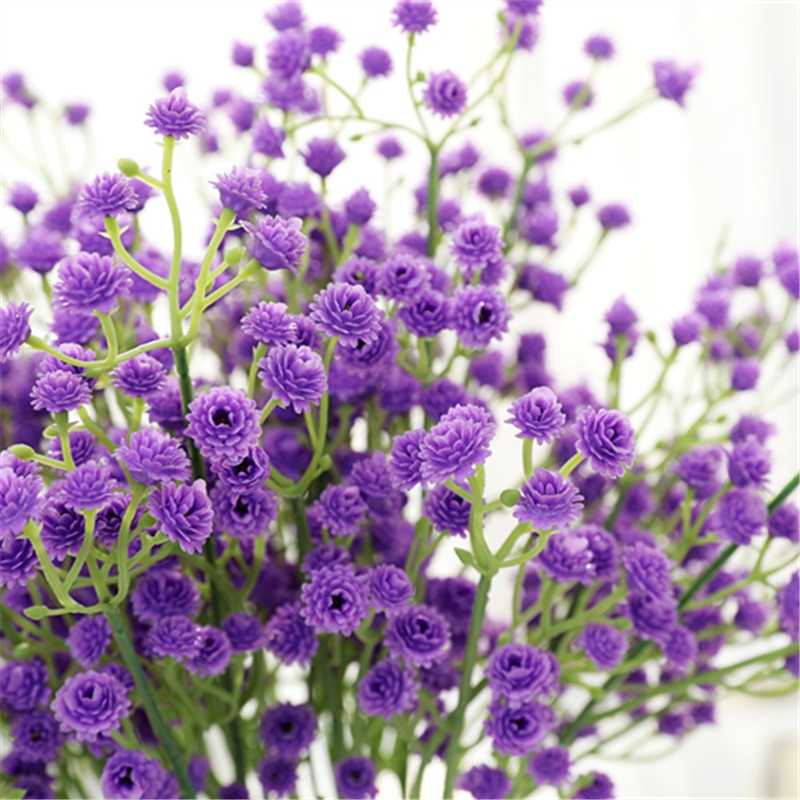 1 Nhánh Hoa Gypsophila Nhân Tạo Trang Trí Nhà Cửa
