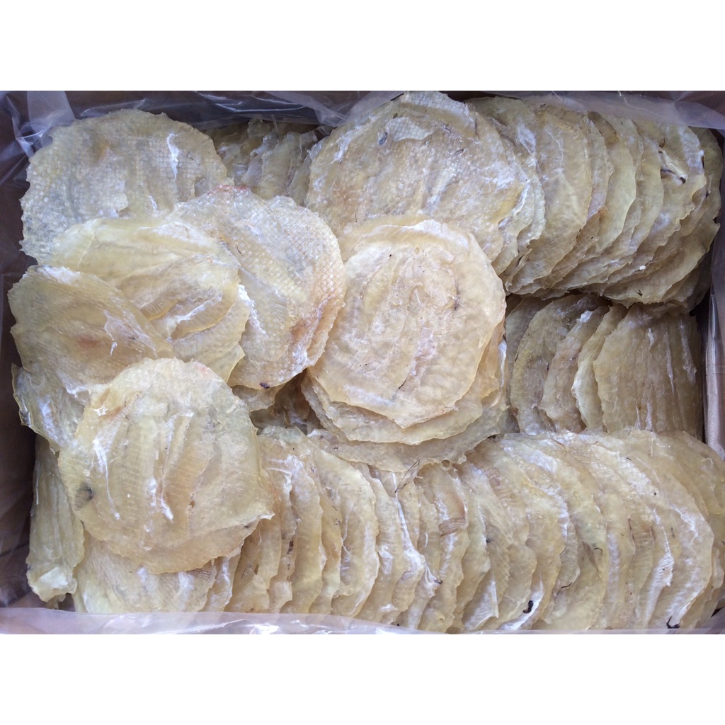 Cá bóng khô ép tròn còn gọi là cá bò khô giá sỉ loại 1 ngon ngọt chuẩn hàng cô tô, vân đồn đóng gói 500 gam, 1kg