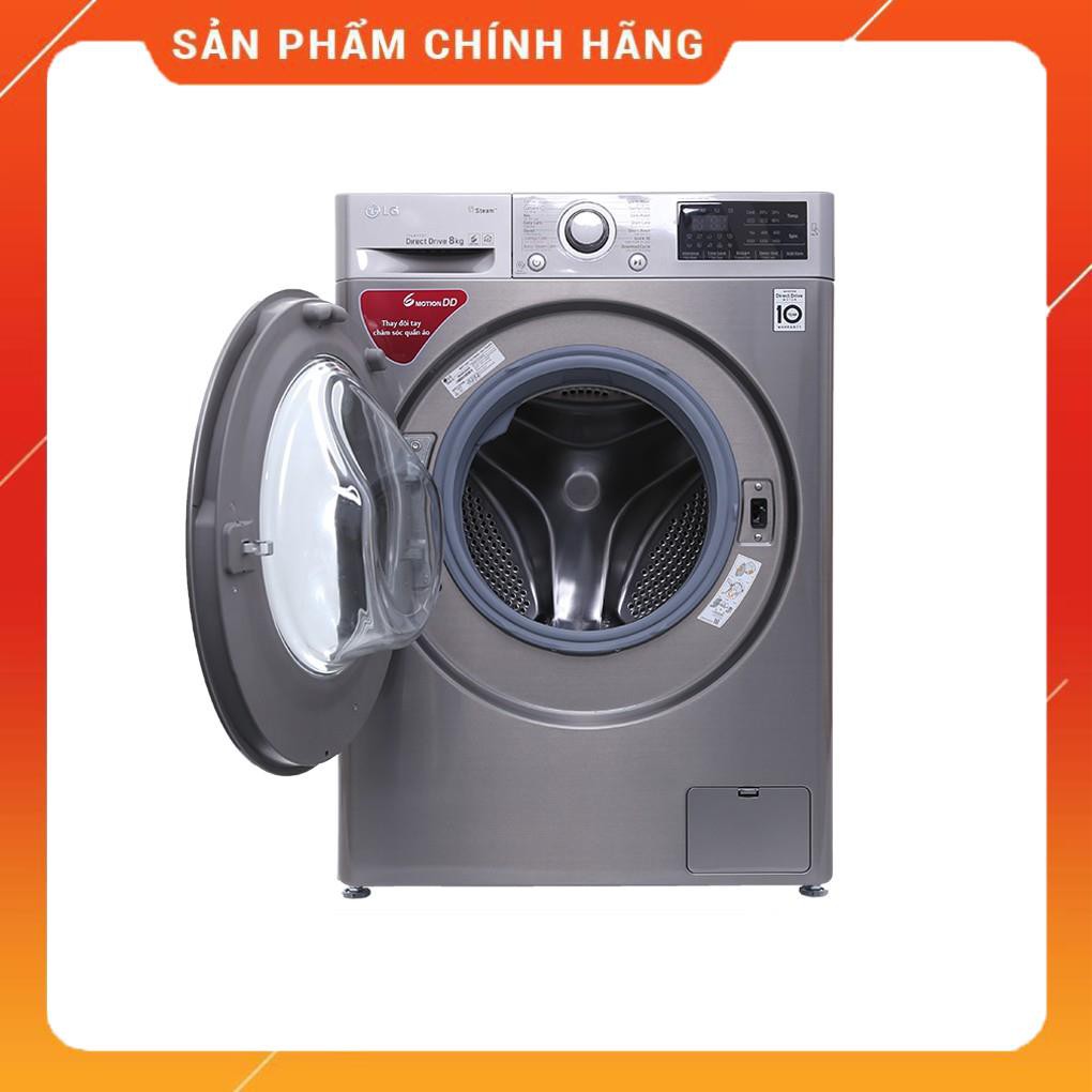 [ VẬN CHUYỂN MIỄN PHÍ KHU VỰC HÀ NỘI ] Máy giặt LG lồng ngang 8kg FC1408S3E, Hàng chính hãng - BH 24 tháng