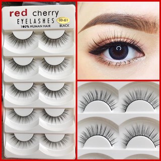 Lông mi giả cao cấp redcherry 3d-03,20,27.... mẫu 5 cặp/hộp