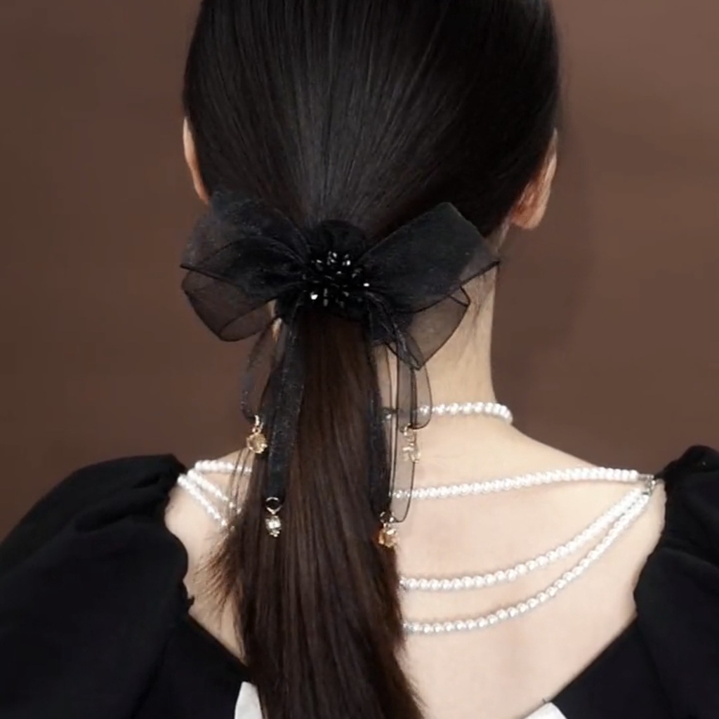 Dây Cột Tóc Thắt Nơ Cỡ Lớn 2022 Kiểu Mới