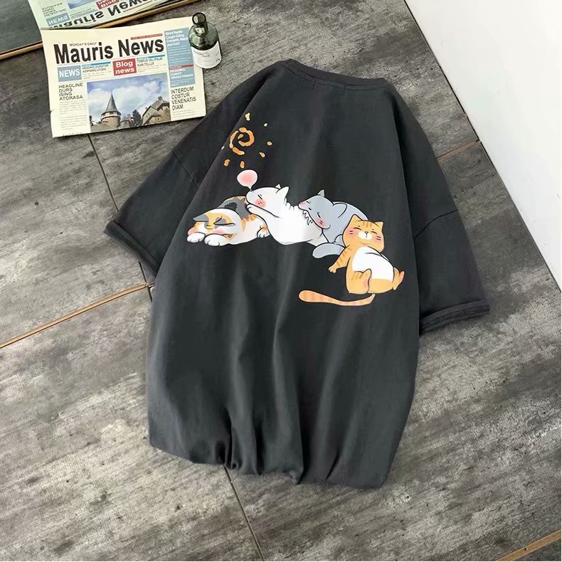 Áo thun nữ tay lỡ,áo phông rộng unisex