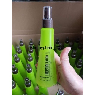 Sữa Xịt dưỡng tóc Kazan, XỊT KERATIN KARANZ collagen giữ ẩm phục hồi khô xơ rối hư tổn 250ml_ xanh lá cây�