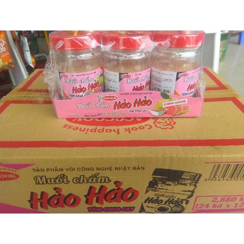 Thùng 24 lọ muối chấm Hảo Hảo (24 lọ x 120g)