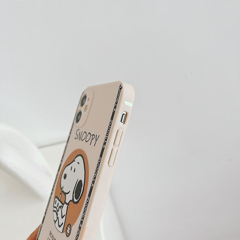 Ốp điện thoại silicon TPU in hình Snoopy cho iPhone 11ProMax X XR XSMax 7 8 Plus SE2020 12promax 12mini 13promax 13mini