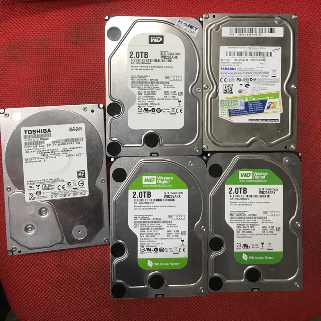 Ổ cứng HDD 1tb 1.5tb 2tb 3tb 4tb 6tb hàng đẹp sức khoẻ good 100% cài sẵn win theo yêu cầu giá rẻ.