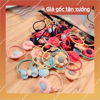 Gói 20 dây buộc tóc đáng yêu cho bé