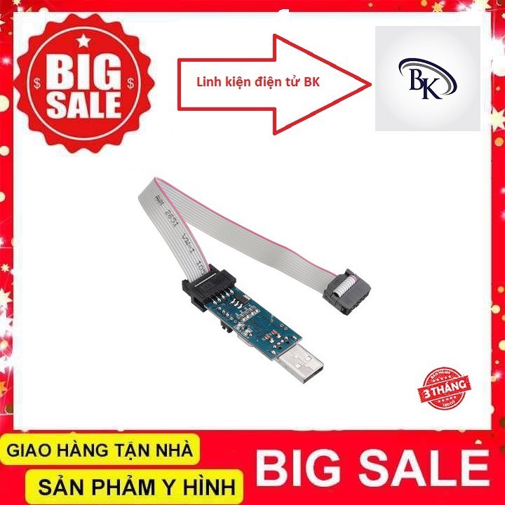 Usb Isp - Mạch Nạp Code cho 8051, AVR,không vỏ