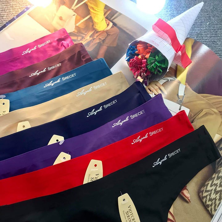 Combo 10 Quần Lọt Khe  Su Đúc Trơn Mềm 009 Nhiều Màu