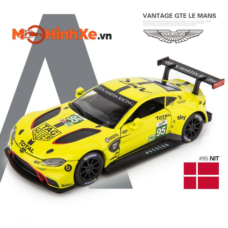 MÔ HÌNH XE ASTON MARTIN VANTAGE GTE LE MANS 1:32 UNI-FORTUNE