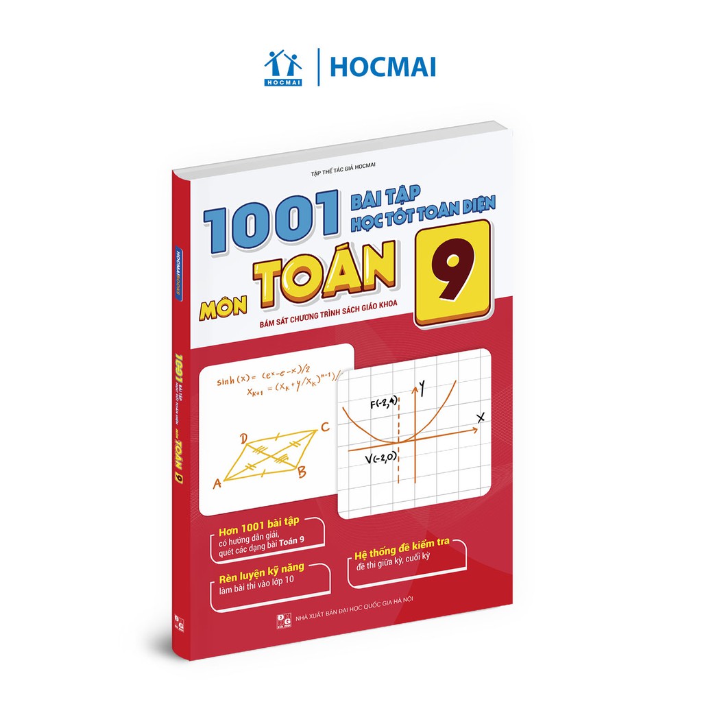 [Mã LTP50 giảm 50000 đơn 150000] Sách - 1001 bài tập học tốt toàn diện môn Toán lớp 9 - HOCMAI