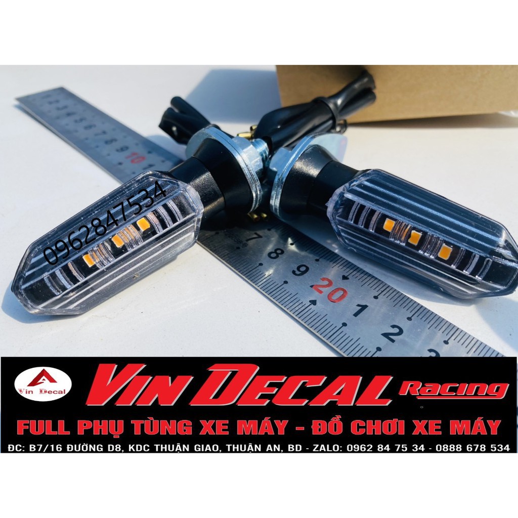 Xinhan Winner X mini có 3 led siêu sáng (Gắn ex150 155, vario, click, ex, x... mô tô) vin decal