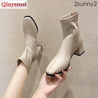 Giày boot đế dày size lớn phong cách cá tính cho nữ