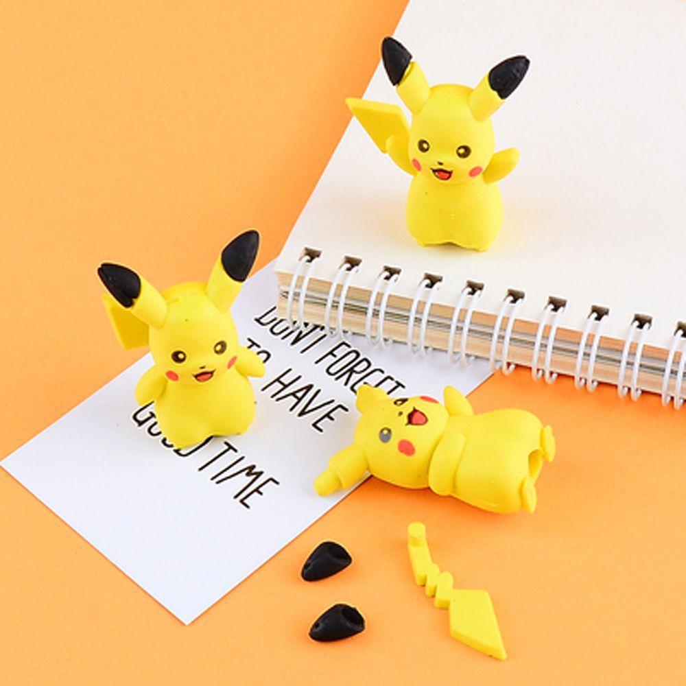 PEWANY Cục Tẩy Bút Chì Hình Pikachu Hoạt Hình Đáng Yêu