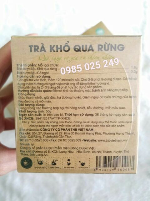 TRÀ TÚI LỌC KHỔ QUA RỪNG MUDARU | BigBuy360 - bigbuy360.vn