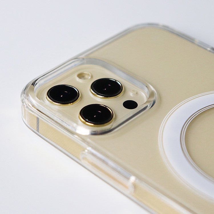 Ốp Điện Thoại Từ Tính Trong Suốt Chống Sốc Cho iPhone 11 12 13 14 Pro MAX XR X XS MAX 7 8 Plus 7 8