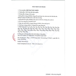 Bột hạt mắc khén Nahas