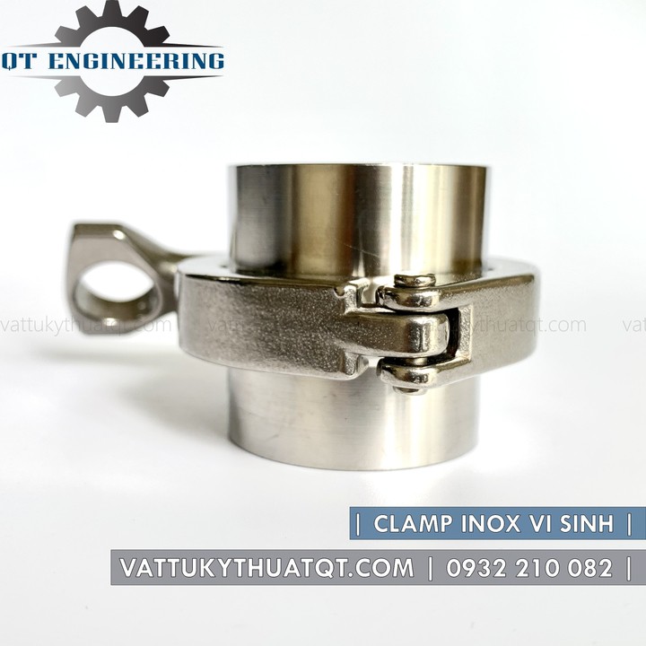 Cùm Clamp Vi Sinh Inox 304 | DN65,DN80,DN100