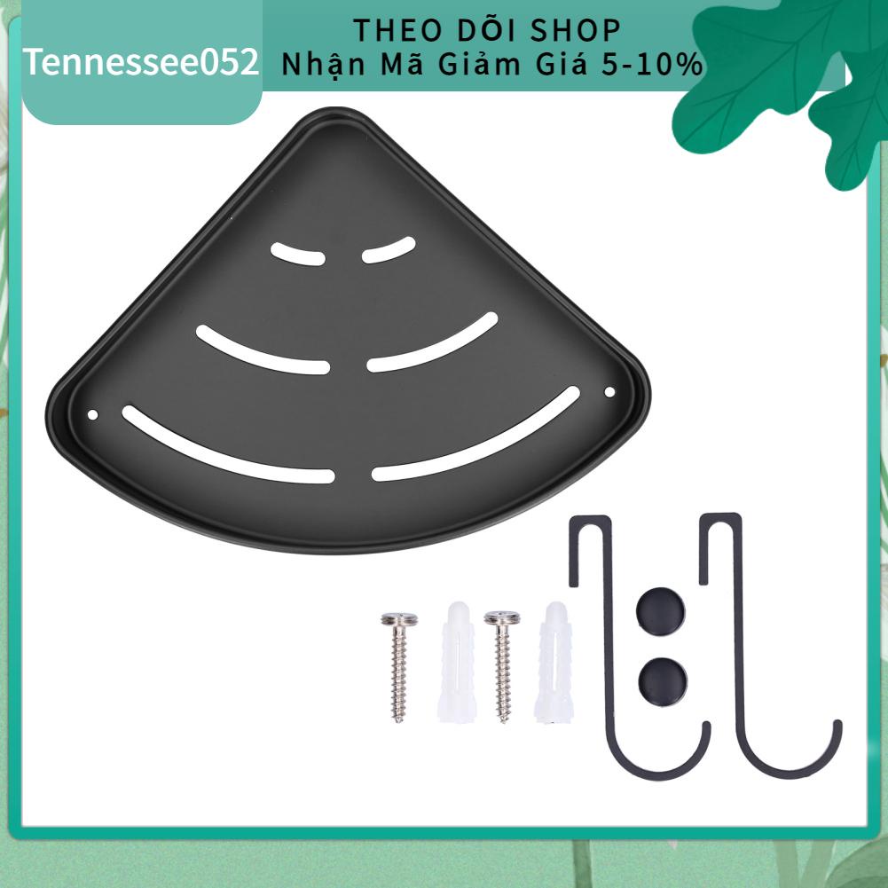 Tennessee052 Kệ vòi hoa sen Treo tường góc hình tam giác lưu trữ Giá đỡ cho Phòng tắm tại nhà màu đen