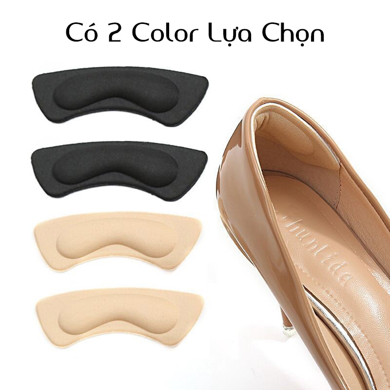 Cặp Lót Gót Giày Siêu Mềm Mịn Naly Bảo Vệ Gót Sau, Chống Trầy Chân, Lót giày cao gót