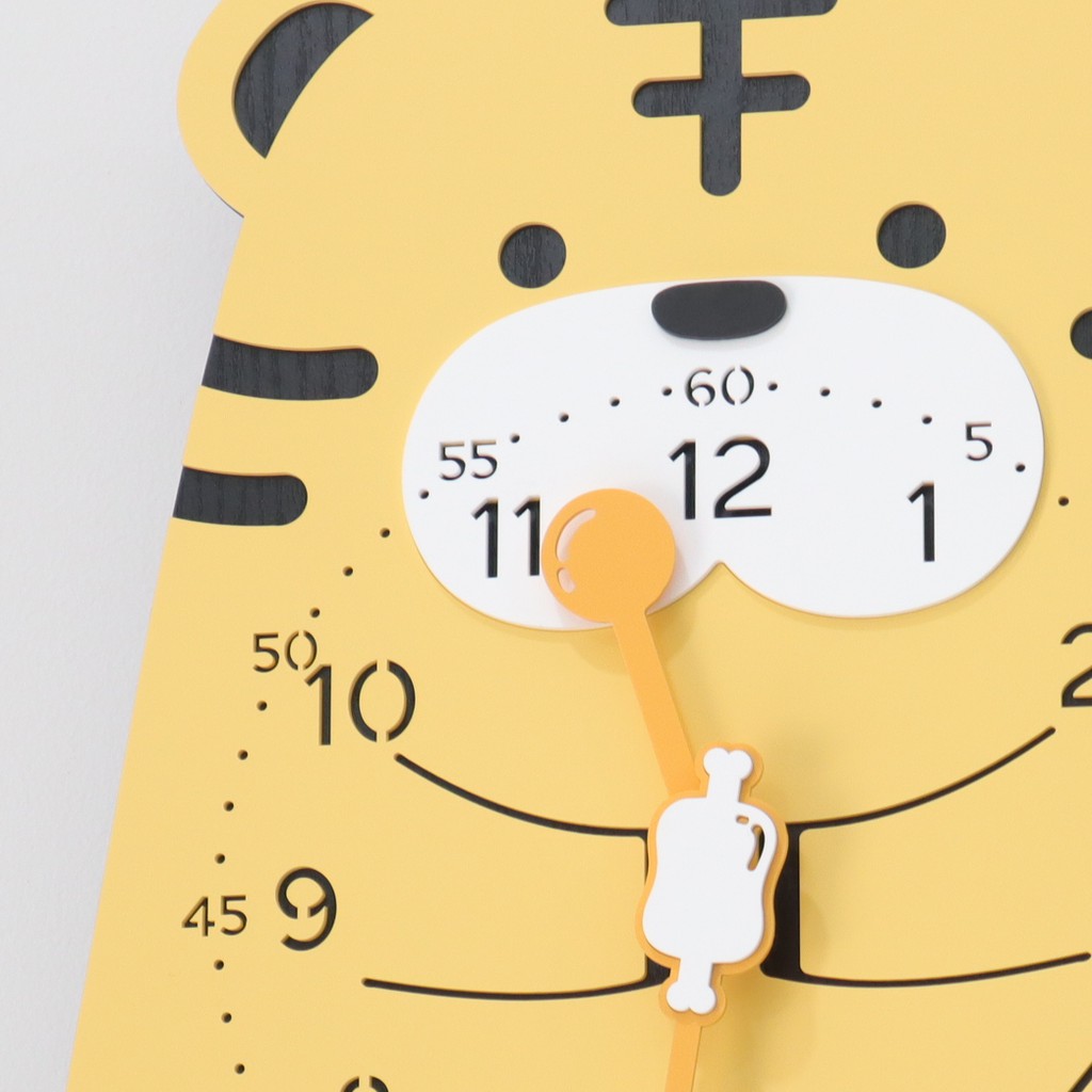 Đồng hồ treo tương, đồng hồ treo tường trang trí nhà cửa decor phòng con Hổ - Tiger wall clock