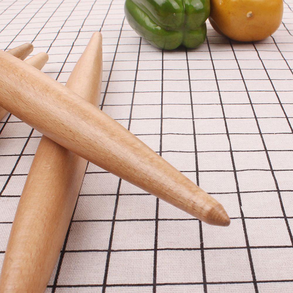 Cây Lăn Bột Làm Bánh Bao/Cookie Bằng Gỗ Trơn DIY