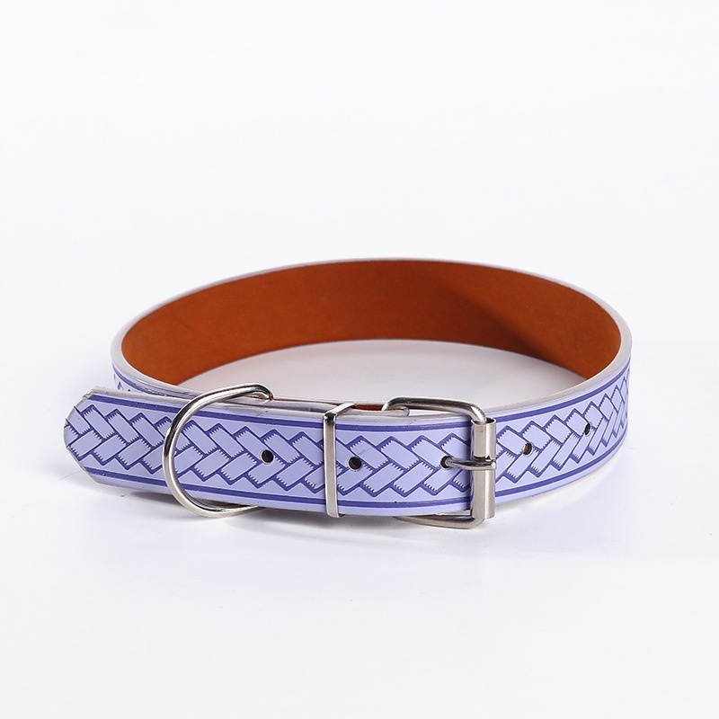 Vật Nuôi Dệt Bằng Da Pu Leather Collar Phong Cách Cho Chó Mèo Bầu Không Khí đơn Giản / Kích Thước Có Thể điều Chỉnh Nhiều Màu Sắc Tùy Chọn Phụ Kiện Cổ Vật Nuôi