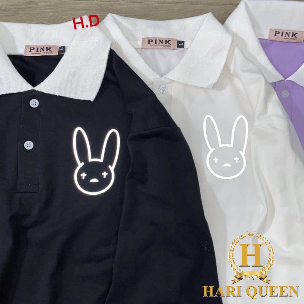Áo polo tai thỏ dài phản quang HDA0720