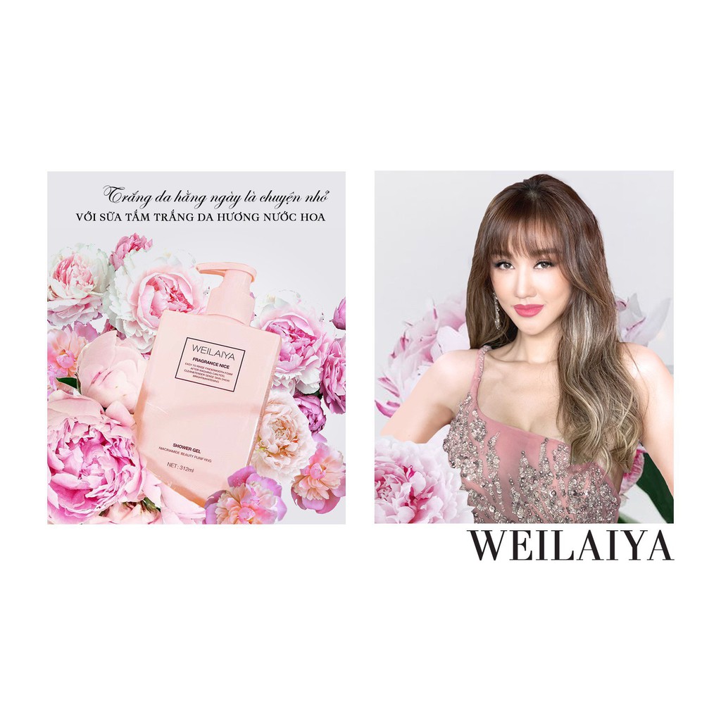 Sữa Tắm Trắng Da Hương Nước Hoa WEILAIYA - Làn Da Căng Bóng Mịn Màng | BigBuy360 - bigbuy360.vn
