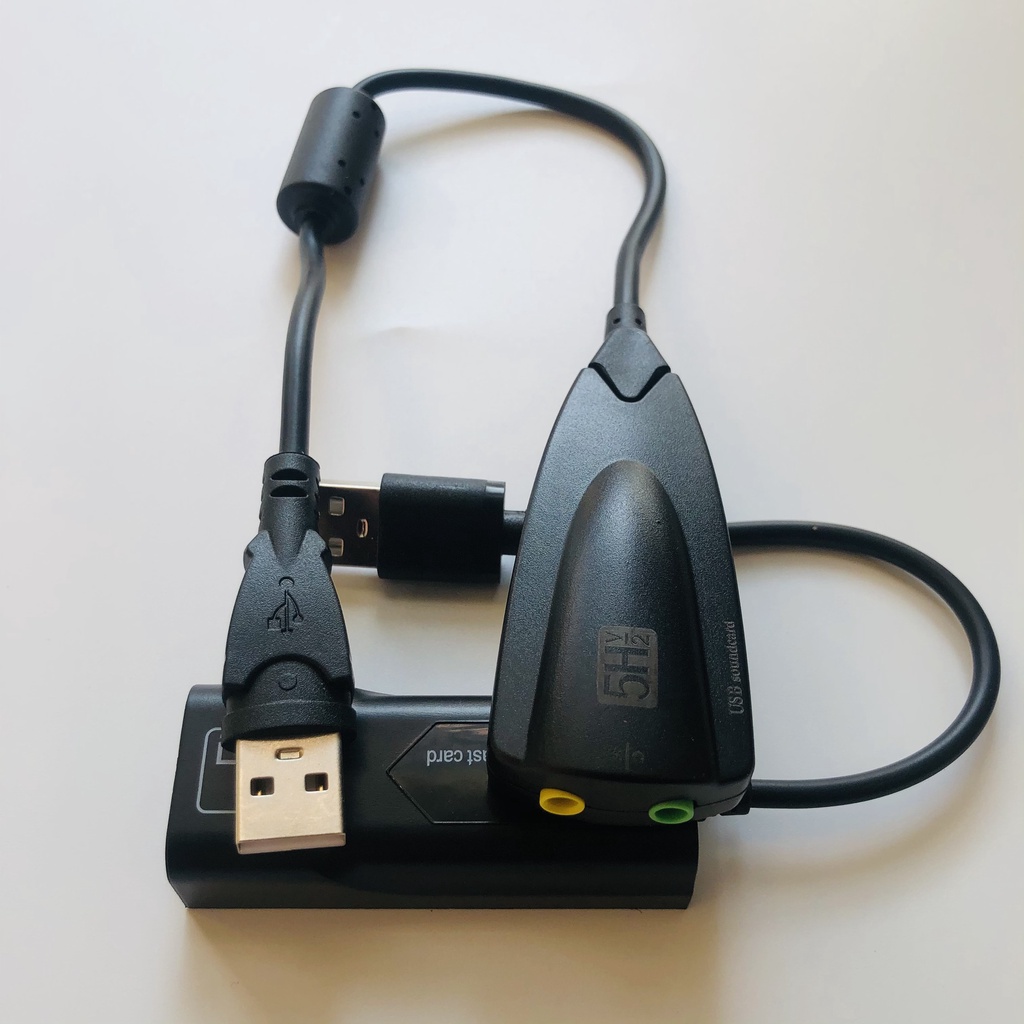 Combo Cáp Chuyển Tín Hiệu USB sang Lan 2.0 Ethernet Adapter và USB Sound 5H 7.1 Cao Cấp