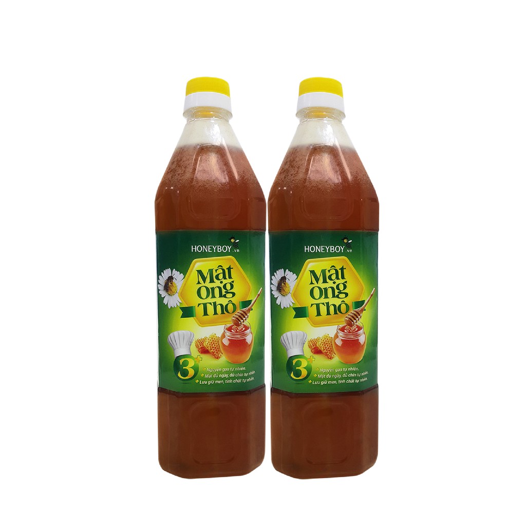 Bộ 2 Mật ong Thô HONEYBOY 1000ml