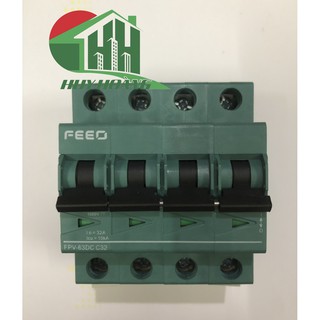 Aptomat DC 1000V 32A 4 cực Hãng FEEO