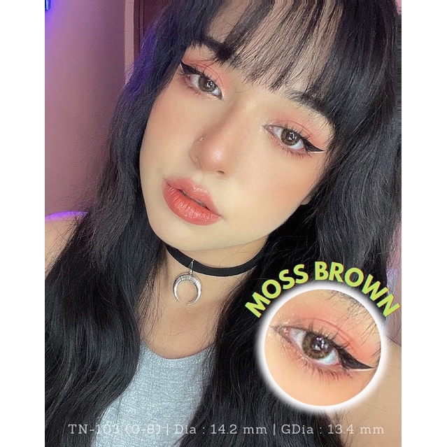 [Tặng Combo 175k] Kính Áp Tròng Tinteye Lens TN - 103 Nâu rêu