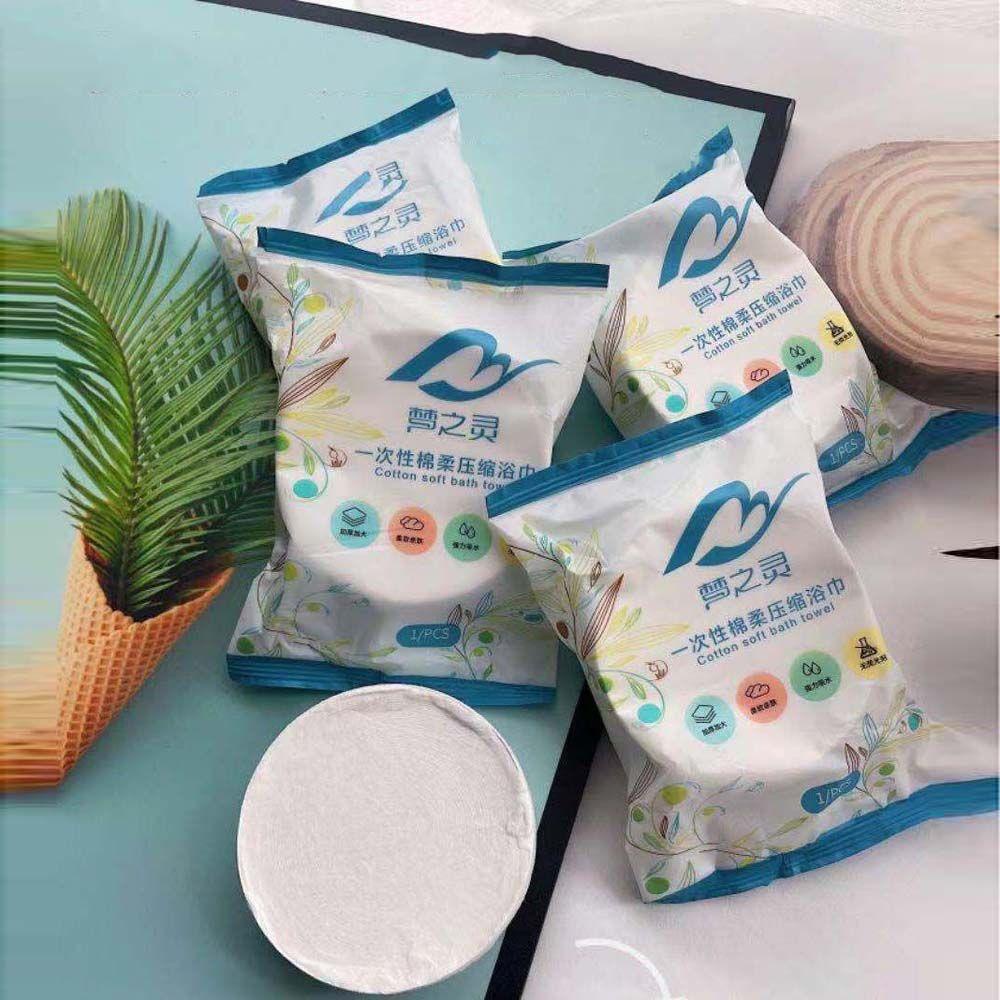 Khăn Tắm Dạng Nén Khô Nhanh Dùng Cho Các Tiệm Cắt Tóc Ngoài Trời