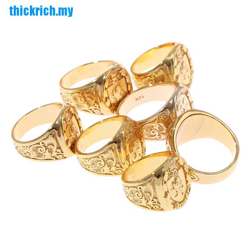 Nhẫn Mạ Vàng 18k Hình Chim Đại Bàng Cá Tính Cho Nam