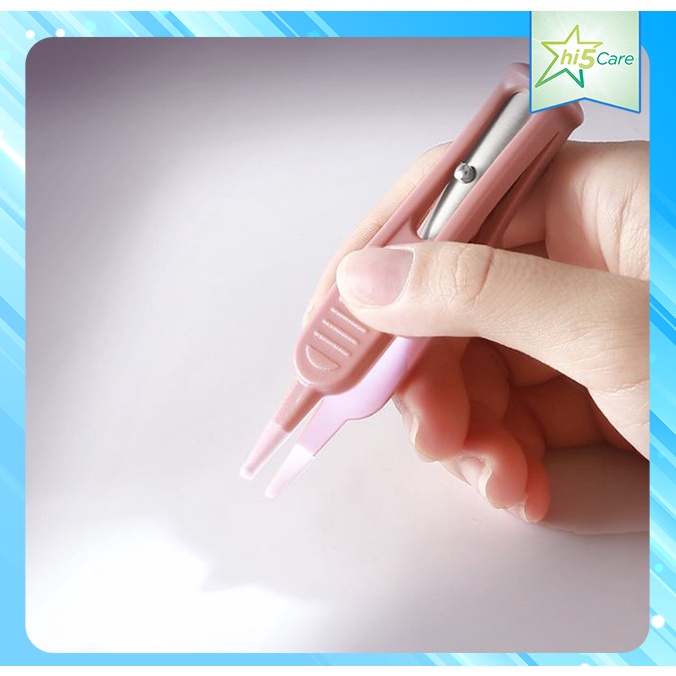 Bộ Lấy Ráy Tai, vệ sinh mũi Có Đèn Led cho bé #hồng